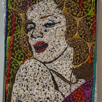 Peinture intitulée "MACAO / SCULPTURE C…" par Marjinal Artiste Peintre Décalé Français, Œuvre d'art originale, Acrylique Mon…