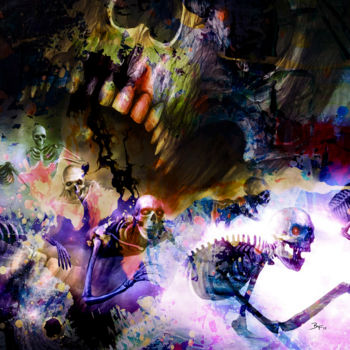 Digital Arts με τίτλο "Evil Tongues Breed…" από Barry Farley Visual Arts, Αυθεντικά έργα τέχνης, Ψηφιακή ζωγραφική