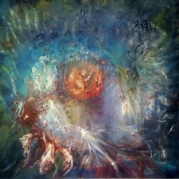 Painting titled "les voleurs d'ames" by Steeve Tabar, Original Artwork, Acrylic