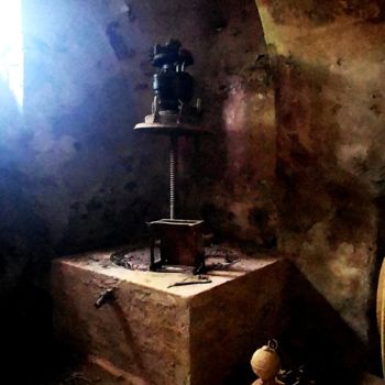 Photographie intitulée "Vestige cave" par Isabelle Pautrot, Œuvre d'art originale, Photographie numérique