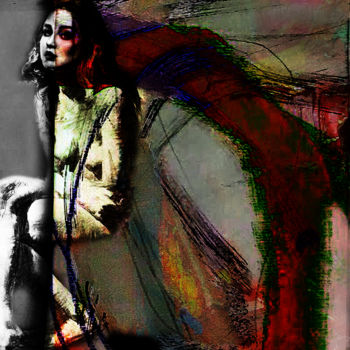 Digital Arts titled "partie intégrante" by Dodi Ballada, Original Artwork, Digital Painting