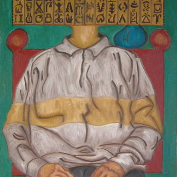 Painting titled "June Shepherd - Ham…" by Gerald Shepherd F.F.P.S., Original Artwork, Oil