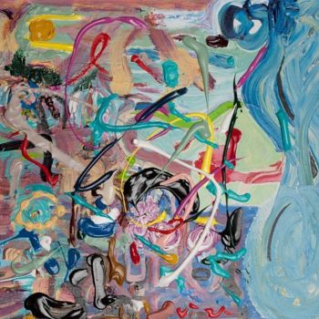 Painting titled "my-dreams-in-infrar…" by Michle Tuttle, Original Artwork, Acrylic