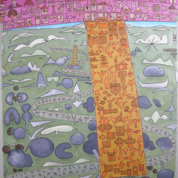 Painting titled "Introducing The Wes…" by Gerald Shepherd F.F.P.S., Original Artwork, Oil