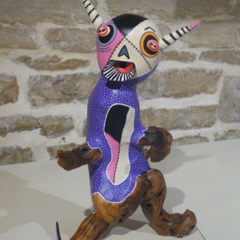 Sculpture titled ""Milo"" by Erno, Original Artwork, Wood