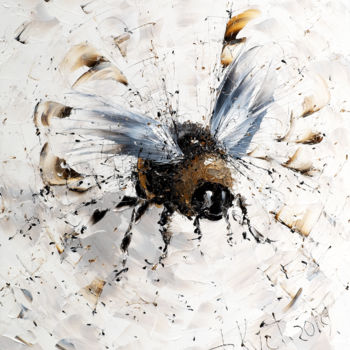 Painting titled "Flight of the bumbl…" by Dmitry Kustanovich, Original Artwork, Oil