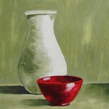 Painting titled "vaza" by Timofei Gorea, Original Artwork