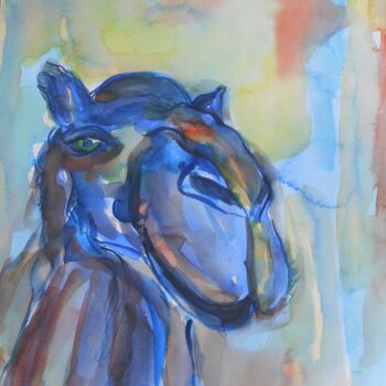 「dromadaire」というタイトルの絵画 Erik Hilsによって, オリジナルのアートワーク