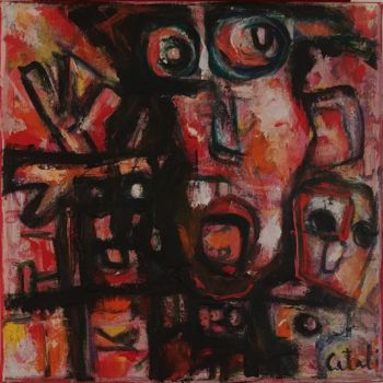 Peinture intitulée "Jalapeño" par Catali, Œuvre d'art originale, Acrylique