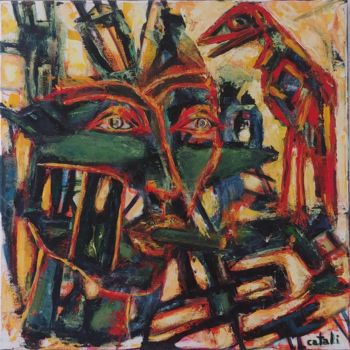 Peinture intitulée "CoRRado" par Catali, Œuvre d'art originale, Huile