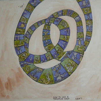 Painting titled "How To See A Thousa…" by Gerald Shepherd F.F.P.S., Original Artwork, Oil