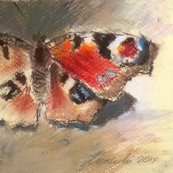 Peinture intitulée "Pawik wp-20190501-0…" par Kazimierz Mordarski, Œuvre d'art originale, Pastel