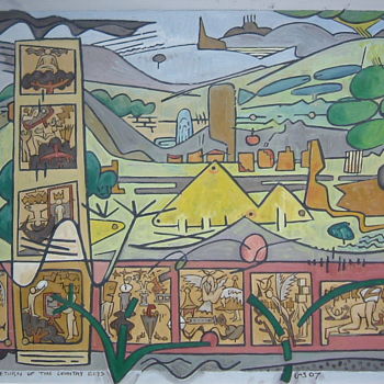 Painting titled "Return Of The Count…" by Gerald Shepherd F.F.P.S., Original Artwork, Oil