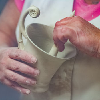 Photographie intitulée "fabrication porcela…" par Nicolas Bernié, Œuvre d'art originale