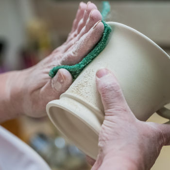 Photographie intitulée "fabrication porcela…" par Nicolas Bernié, Œuvre d'art originale