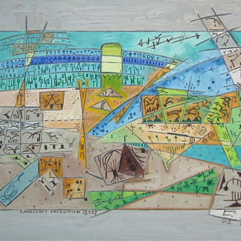 绘画 标题为“Landscape Expositio…” 由Gerald Shepherd F.F.P.S., 原创艺术品, 油
