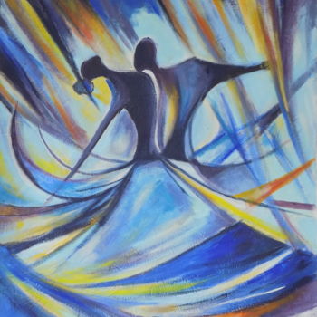 Painting titled "love" by Olaoluwa Smith, Original Artwork, Acrylic