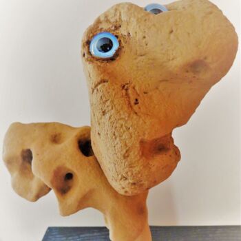 Sculpture intitulée "Stone Face" par Jérôme Astruc, Œuvre d'art originale, Pierre