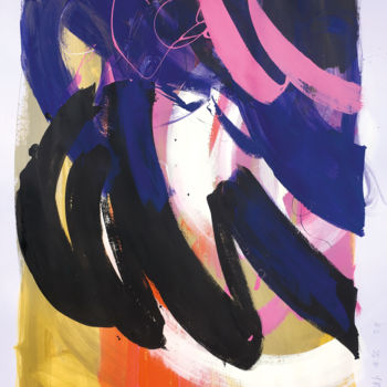 Malerei mit dem Titel "70x100-035" von Franck Chambrun, Original-Kunstwerk, Acryl