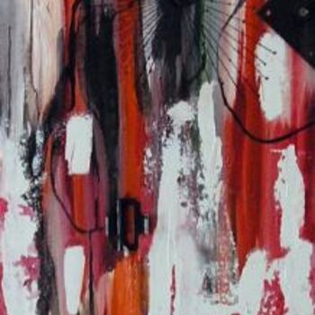 Peinture intitulée "gimbarde" par Laure Feyen, Œuvre d'art originale, Huile Monté sur Châssis en bois