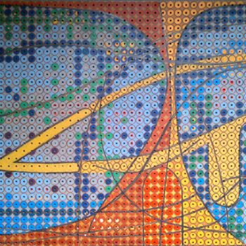 Painting titled "Electro-Magnetic Me…" by Gerald Shepherd F.F.P.S., Original Artwork, Acrylic