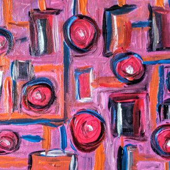 Painting titled "Parcourir" by Tomy, Original Artwork, Acrylic