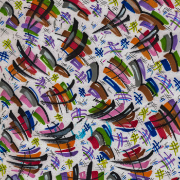 Peinture intitulée "hache" par Nicolas Bernié, Œuvre d'art originale, Autre