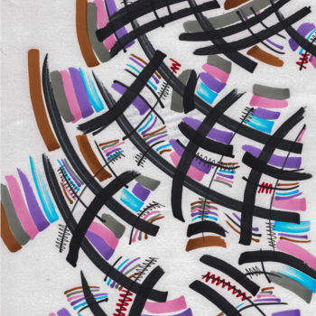 Peinture intitulée "automne" par Nicolas Bernié, Œuvre d'art originale, Autre