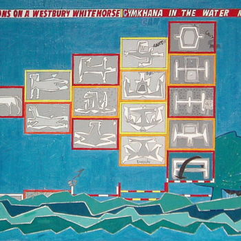 Ζωγραφική με τίτλο "Variations On A Wes…" από Gerald Shepherd F.F.P.S., Αυθεντικά έργα τέχνης, Ακρυλικό