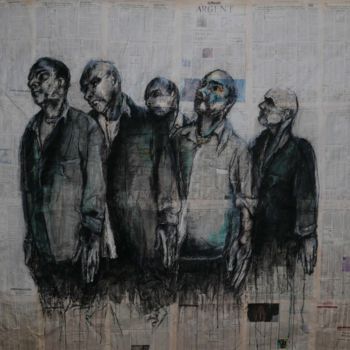 Drawing titled "la marche de l'empe…" by Christophe Thomas, Original Artwork