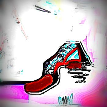 Arts numériques intitulée "my-shoe.jpg" par Mysane, Œuvre d'art originale, Peinture numérique