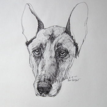 Drawing titled "Murphy2016" by Em Bryant, Original Artwork