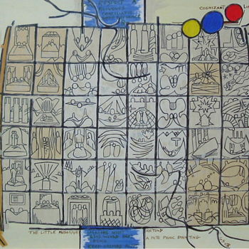Drawing titled "The Little Musgrove…" by Gerald Shepherd F.F.P.S., Original Artwork, Pencil