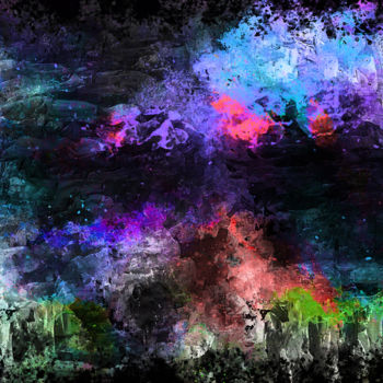 Digitale Kunst getiteld "Lifeless Stare of a…" door Barry Farley Visual Arts, Origineel Kunstwerk, Digitaal Schilderwerk