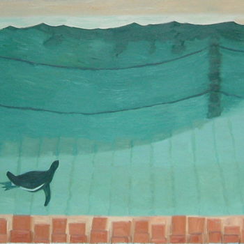 Schilderij getiteld "Motion Study 2 (Poo…" door Gerald Shepherd F.F.P.S., Origineel Kunstwerk, Olie