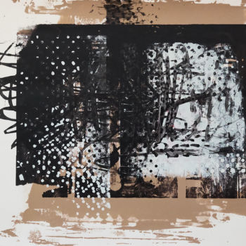 Printmaking titled "MEMORY SCAPE 1005" by Phil Constable, Original Artwork, Screenprinting