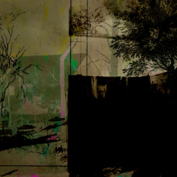 제목이 "landscape with two…"인 디지털 아트 Michel Tabanou로, 원작, 디지털 페인팅