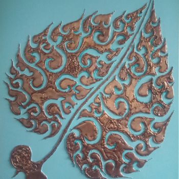 Painting titled "" Leelawadee"  2" by Mikel Richard (Mik'Art), Original Artwork, Acrylic