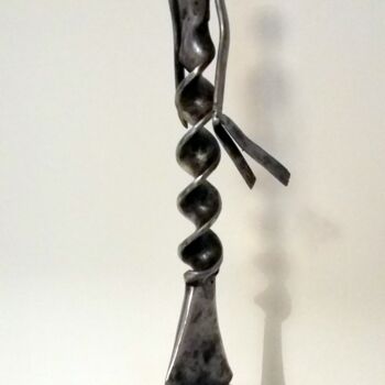Sculpture intitulée "TOP MODELE HOMMAGE…" par Gerard Lami, Œuvre d'art originale, Métaux