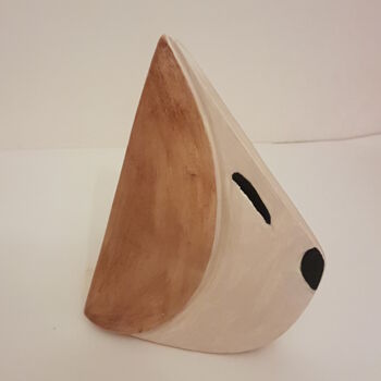 제목이 "Tête de chien"인 조형물 Mylène Cg로, 원작, 테라코타
