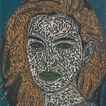 Peinture intitulée "BELLA" par Marjinal Artiste Peintre Décalé Français, Œuvre d'art originale, Acrylique