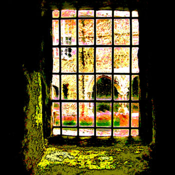 Digitale Kunst mit dem Titel "jardin perdu" von Bosselin, Original-Kunstwerk, 2D digitale Arbeit