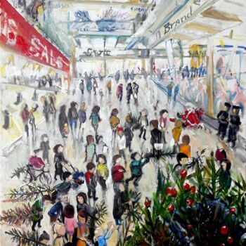 Peinture intitulée "Start All Over Again" par Christopher Walker, Œuvre d'art originale, Huile Monté sur Châssis en bois