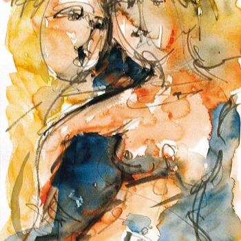 Drawing titled "EROTIC DRAWINGS nr1" by Peppeluciani, Original Artwork