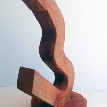 Sculptuur getiteld "Rise" door Lito, Origineel Kunstwerk, Metalen