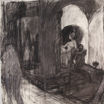 Drawing titled "Arch 1" by Fleur Elise Noble, Original Artwork, Ink