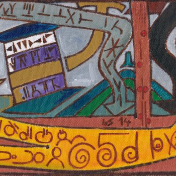 Peinture intitulée "Fragments From Life…" par Gerald Shepherd F.F.P.S., Œuvre d'art originale, Huile