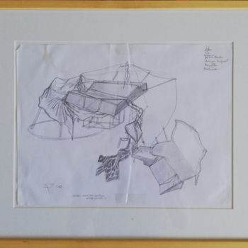 Dessin intitulée "LeND-Promises writt…" par Baptiste Vanweydeveldt, Œuvre d'art originale, Graphite Monté sur Autre panneau…
