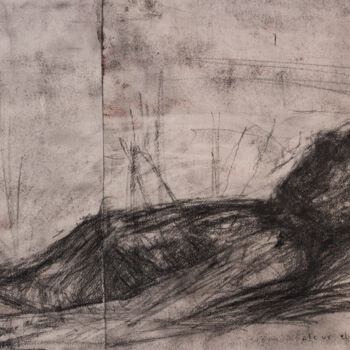 Drawing titled "Man Sleeping" by Fleur Elise Noble, Original Artwork, Pencil