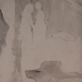 Drawing titled "Watercolour Nudes 1" by Fleur Elise Noble, Original Artwork, Ink